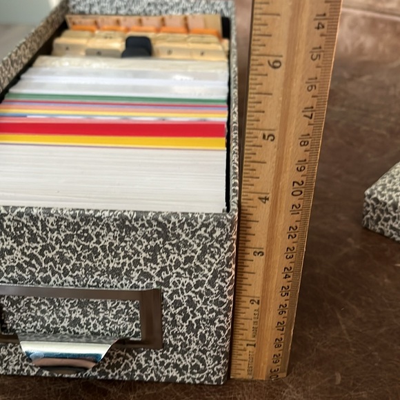 Index Card File Box NWT - Picture 8 of 8